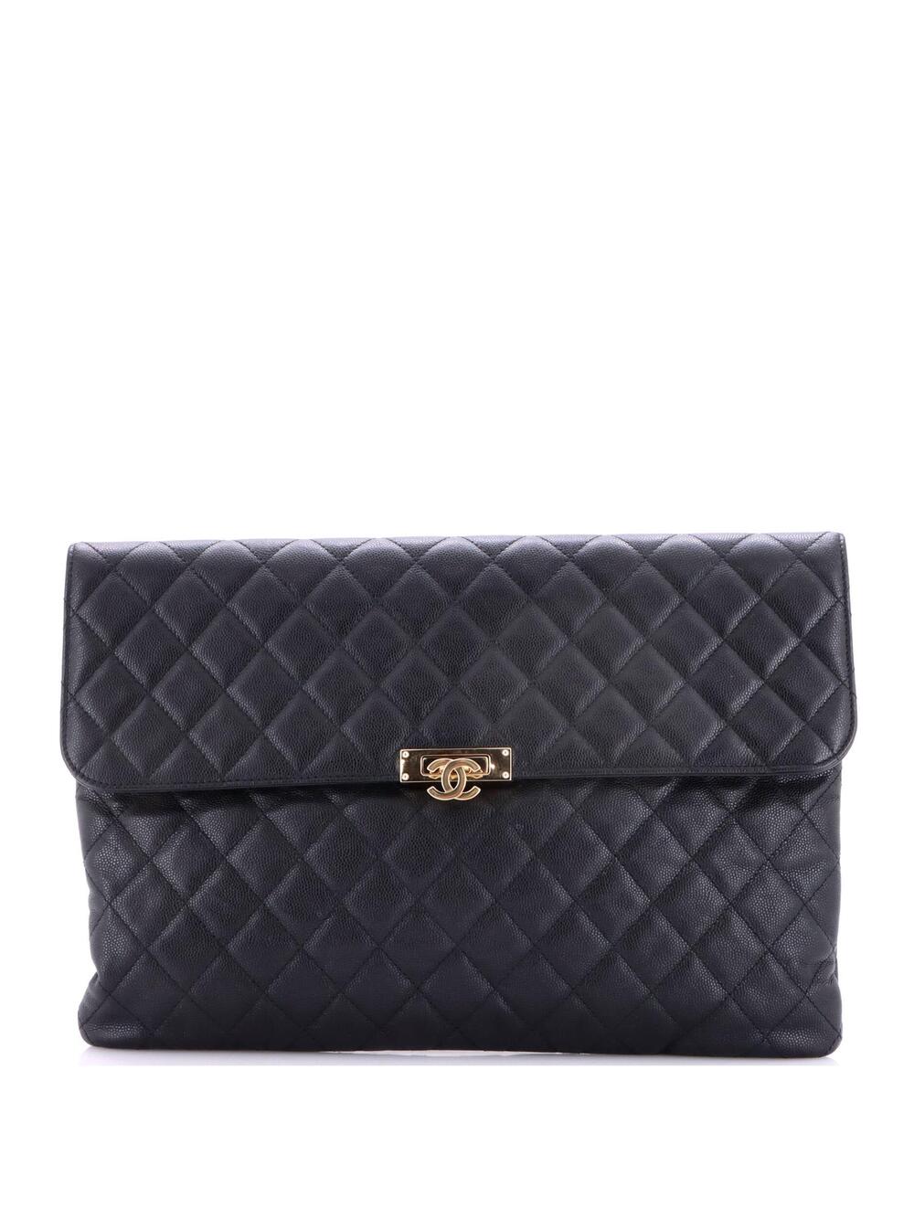 Chanel Golden Class O Case Clutch #349628C21B